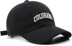 The Celly Plug Colorado Dad Hat, Curved Brim Adjustable Cotton Baseball Cap for Men & Women Golf, Gym, Hike, Surf