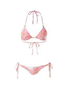 Melissa Odabash Key West Duchess Triangle Tie Side Bikini | Official Website Swimsuit Inspo, Swimwear Fabric, Pink Palette, Melissa Odabash, Cute Bathing Suits, Swim Suits, Cute Swimsuits, Summer Suits, Summer Bikinis