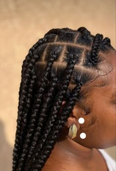 Single Braids Hairstyles, Box Braid Ideas, Faux Loc, Braids Styling, Short Box Braids Hairstyles, Big Box Braids Hairstyles, Cute Box Braids, Single Braids