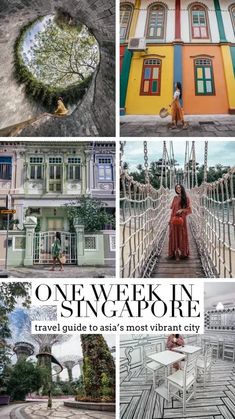 the cover of one week in singapore travel guide to asia's most vibrant city