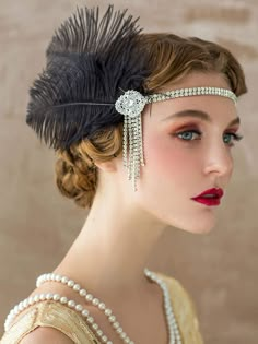 1920 Hairstyles For Long Hair, Roaring 20s Hairstyles, 1920 Hairstyles, Great Gatsby Hairstyles, Victory Roll, Easy Vintage Hairstyles, Look Gatsby, 20s Hair, 1920s Makeup