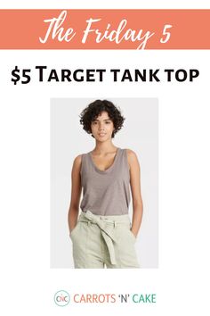 I’m giving this tank top from Target a shoutout because it’s only $5! It’s a super basic cotton tank with a nice scoop neck – perfect to add to your spring and summer wardrobe. I’m going to get a few more of these in other colors. I’m wearing an XS. Target Tank Top, Estrogen Dominance, Liver Health