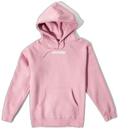 Glossier Pink Hoodie, Glossier Hoodie, Glossier Pink, Dog Walks, Hoodie Brands, Light Pink Color, Pink Hoodie, Christmas Wishlist, Dream Wardrobe