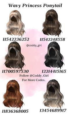 Berry Avenue Cute Outfit Codes, Berry Avenue Codes Hair Black, Berry Ave Hair Codes, Brookhaven Codes, Brown Hair Roblox, Pelo Cafe, Roblox Hair, Blocksburg Outfit Codes￼, Two Toned Hair