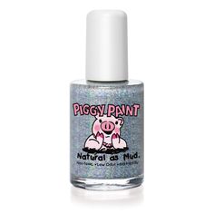 Kids will love this multi-silver glitter that can be worn by itself or on top of darker polish colors. Piggy Paint nail polish is Non-toxic, Virtually Odorless, and Kid-friendly! This Advanced, Water-based formula Dries Hard - and Doesn’t Wash or Peel off. Plus, it's Cruelty-free, Vegan, and Safe for all ages! Piggy Paint is a Premium brand that is trusted by parents (& created by a Mom!). Glitterbug is SO sparkly & SO FUN, with NO harsh chemicals! Silver Glitter Nail Polish, Hair Dryer Set, Kids Nail Polish, Paint Nail, Silver Glitter Nails, Olive And June, Nails For Kids, Glitter Nail Polish, Premium Brand