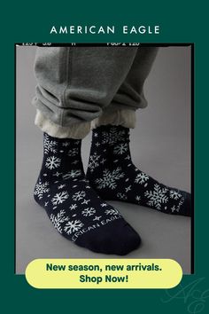 Made from soft cotton/Ribbed cuff/Holiday-inspired pattern Casual Socks For Fall Gift, Casual Socks As A Gift For Fall, Casual Socks As Gift For Fall, Casual Socks For Fall, Warm Casual Socks For Stocking Stuffers, Casual Winter Socks For Stocking Stuffers, Warm Casual Christmas Socks, Casual Warm Socks For Gifts, Casual Warm Socks For Gift