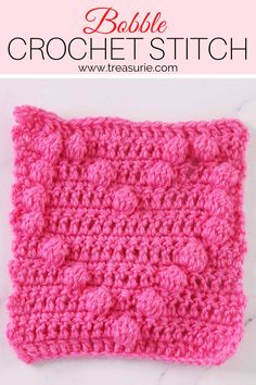 the crocheted dishcloth is shown with text that reads, how to crochet