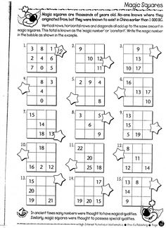 the missing numbers worksheet to help students learn how to count them into place value