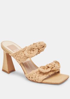 Dolce Vita Niyah - Natural Rafia ***FINAL SALE***-Hand In Pocket Clothing Must Haves, Vacation Fits, Spring Work, High Heel Dress, Spring Work Outfits, Statement Shoe, Woven Raffia, Shoe Inspiration, Cream Beige