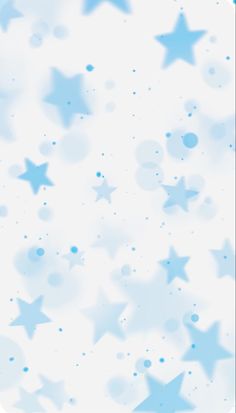 blue and white stars on a light blue background