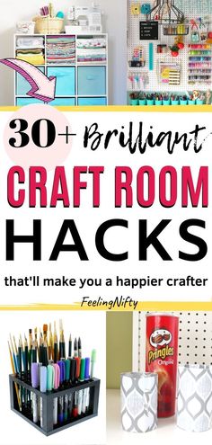 some craft room hacks that are great for kids to do in their home or office