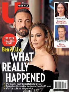 the cover of us weekly with ben and jlo