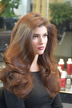 Voluminous Hair, Long Red, Long Hair Cuts, Big Hair, Aesthetic Hair, Gorgeous Hair, Pretty Hairstyles, Hair Looks