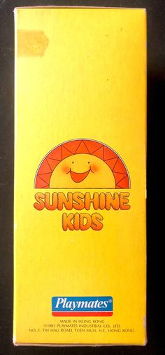 an unopened box of sunshine kids playmates