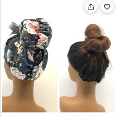 Never Worn! Really Cutereceived As A Gift. Pattern Is Just Not For Me Cap Hairstyles, Scrub Caps Pattern, Bun Style, Scrub Caps Women, Womens Scrub Hat, Headwear Fashion, Nurse Cap, Cute Scrubs, Scrubs Outfit