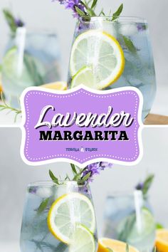 lavender margarita cocktail recipe Lavender Margarita Recipe, Lavender Drinks Alcoholic, Lavender Lemon Margarita, Coconut Lavender Margarita, Lavander Alcoholic Drinks, Lavender Thyme Cocktail, Lavender Margarita