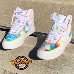 Customized Nike Airforce 1’s X Lv Rainbow Print Womens 8.5 Equivalent To Kids 7 Eur 40 Mens 7 No Shoe Box But Sneakers Are Protected In Shrink Wrap Plastic And I’ve Provided Sneakers Crease Protectors,Af1’s Are Known To Crease Easilyi Put Time In These Customs,Thanks For Looking Pink High-top Nike Air Force 1, Nike Air Max High-top Custom Sneakers, Nike High-top Custom Sneakers With Air Max Cushioning, Multicolor High-top Nike Air Force 1 For Sports, Nike Air Force 1 Multicolor High-top For Sports, Nike Air Force 1 With Abzorb Midsole, Multicolor High-top Nike Air Force 1, Sporty Nike Air Force 1 High-top With Abzorb Midsole, Shoes Customized