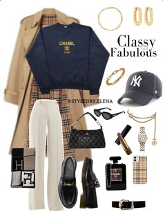 Rich Style Outfits, Preppy Tomboy, Old Money Vintage, Money Vintage, Outfit Modest, Minimalistic Outfits, Mob Wife, Accessories Style, Tomboy Outfits