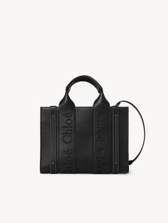 Chloe Logo, Basket Tote, Sustainable Leather, Small Tote Bag, Chloe Bag, Airport Fashion, Black Tote, Small Tote, Bags And Shoes