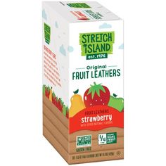 a carton of fresh fruit leathers