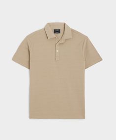 The pique polo is an iconic menswear staple. We’ve redesigned this timeless classic with a yarn-dyed, Turkish cotton-Tencel blend. The three-button placket and structured collar lend a sophistication that lets this polo work just as well on its own as it does under a sport coat on cooler days. 51% Cotton, 47% Tencel, 2 Fine Fabric, Mens Polo Shirts, Yarn Dyeing, Sport Coat, Timeless Classic, Button Placket, Yarn, Collar