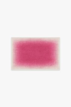 a pink and white painting on a white wall with the color red in it's center