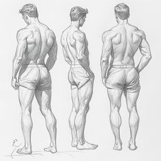 #poses #drawing #draw #pencil Corsets Drawing Reference, Man Body Reference Drawing, Draw Caricatures, Muscular Back, Shorts Drawing, Draw Pencil