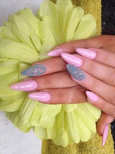 Stiletto Caviar Nails  fake nails by LexiesLittleLuxuries on Etsy. Nail Caviar, Nails Training, Caviar Nails, Candy Nails, Pink Polish, Pretty Nail Designs, Nails Fake