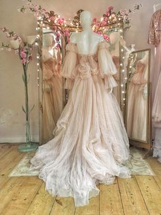 FYD 867,Blush Tulle Lace Wedding Gown Long Bridal Dresses with Sweep Train sold by Friday Dresses on Storenvy Fairytale Bride, Wedding Sleeves, Joanne Fleming, Prom Dress Black, Vintage Ballerina, Mode Editorials, Ballerina Pink, Fairy Tale Wedding Dress, Detachable Sleeves