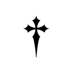 a black and white image of a cross on a white background with the words,'i am not afraid to describe what this symbol is