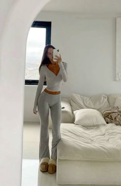 Sweatpants Outfits, Legging Outfits, Stockholm Fashion, Cute Comfy Outfits, Basic Outfits, Comfy Casual, Outfits With Leggings