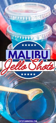 Berry Blue Malibu Jello Shots Recipe | Blue Jello Shots Making Jello Shots