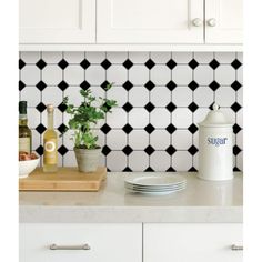 the kitchen counter is clean and ready to be used as an appliance for cooking