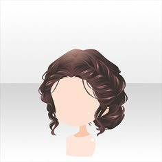 Gacha Reference, Oc Hair, Hairstyles Drawing, Draw Tutorial, Female Hair, Anime Drawing