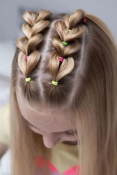 25+ Cute Back to School Hairstyles for Girls - HubPages Hairstyle For Middle School, Summer Girl Hairstyles, Cute Hairstyles For Toddler Girl, Cute Girls Hairstyles For School, Cute Kindergarten Hairstyles, Girls Hairdos For School, Thanksgiving Girls Hairstyles, Fun Girls Hairstyles, Hairstyles For 6 Year Girl