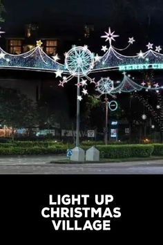 How to Light up Christmas Village