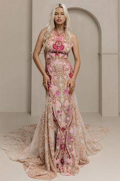 10 FAVE RUE DE SEINE GOWNS - CELEBRATING HUMANS IN LOVE. Gown Pictures, Lovely Bride, Colorful Wedding, Pleated Fabric, Colored Wedding Dresses, Desert Rose