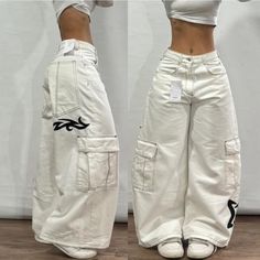 Baggy Outfit Ideas, Street Style Outfits Casual, Tomboy Art, Neat Casual Outfits, Pants Y2k, Baggy Clothes, Wide Trousers