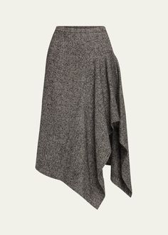 Buy from $1790.00: Michael Kors Collection handkerchief skirt High waist Midi length A-line silhouette Back zip Virgin wool Made in Italy Handkerchief Skirt, Latest Skirts, Cocktail Jacket, Skirt High Waist, Stretch Skirt, Michael Kors Collection, Wool Skirt, Black Midi Skirt, Blazer With Jeans