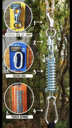 the instructions for how to use an electric chain hoist in your garden or yard