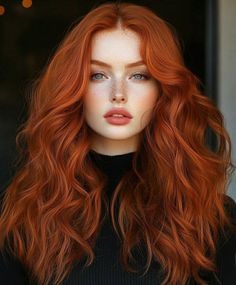 Copper Shag, Ginger Makeup, Easy Cute Hairstyles, Hair Vanity, Copper Hair Color Ideas, Cowboy Copper, Shag Cut, Redhead Makeup, Red Hair Inspo