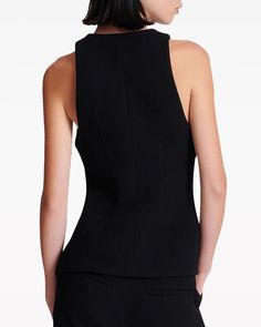 Balmain Noir Sleeveless Button Vest Deep v neck Sleeveless Front button closure Gold tone statement buttons Tailored fit 100% wool Button Vest, Evening Jumpsuit, Women Men Shoes, Casual Blazer, Vest Dress, Deep V Neck, Handbag Accessories, Deep V, Blazer Jacket