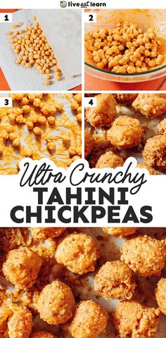 the steps to make ultra crunchy tahiti's chickpeas