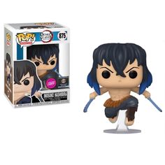 the pop vinyl figure is shown in front of a box