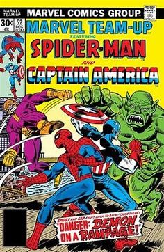 the cover to spider - man and captain america comics