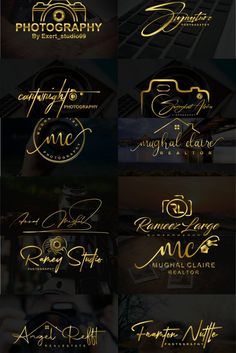 I will design luxury photography signature logo, or watermark Photography Watermark Ideas, Photography Logo Design Creative, Photo Logo Design Style, Photography Logo Design Ideas, Photography Studio Logo, Photography Signature Logo, Best Photography Logo, Creative Photography Logo, Photography Name Logo