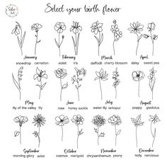 the different types of flowers that can be used to draw them in this drawing lesson