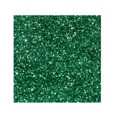 green glitter with white dots on it