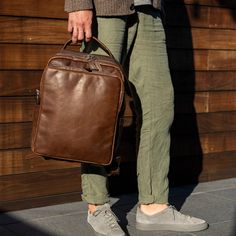 Quinn Commuter Backpack in Baldwin Oak by Moore & Giles Environmental Law, Commuter Backpack, Luxury Leather Bag, English Saddle, Bag Icon, Laptop Pocket, Rustic Elegance, Online Retail, Gym Outfit