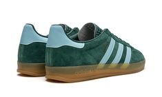 Shop Gazelle Indoor "Collegiate Green" at Stadium Goods, the world's premier marketplace for authentic sneakers and streetwear. Fast shipping, easy returns. Sneaker Displays, Gazelle Adidas, Adidas Og, Adidas Gazelle Indoor, Adidas Sl 72, Kobe Shoes, Adidas Spezial, Marina Blue, Adidas Trefoil